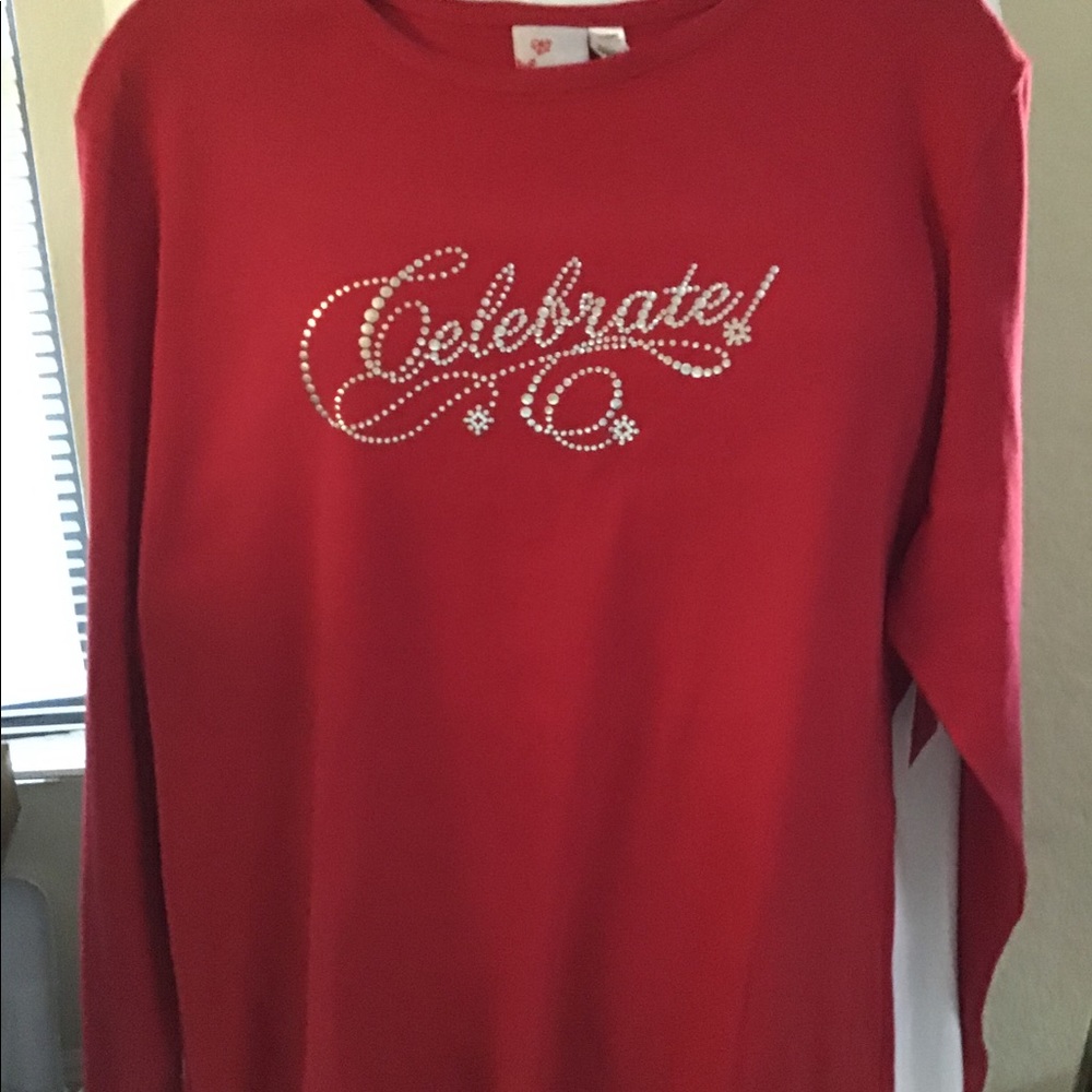 Red pullover